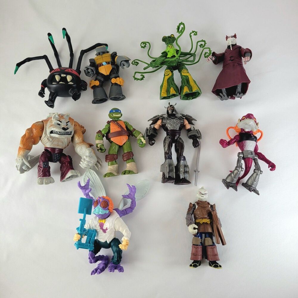 TMNT 2012 Figures Samurai Usagi Master Splinter Leo Mutant Ninja Turtles Lot 10